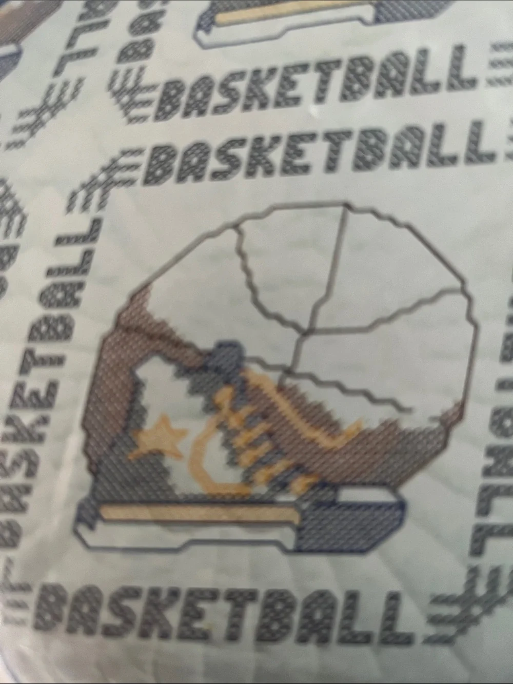 Basketball design Quilt Blocks to embroider  pkg of 6 (17x17) in blocks